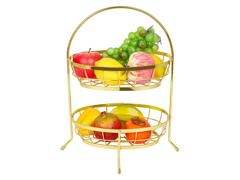Pełny ekran: ECHTWERK Koszyk żeliwny na owoce, 2-poziomowy - zdjęcie 10