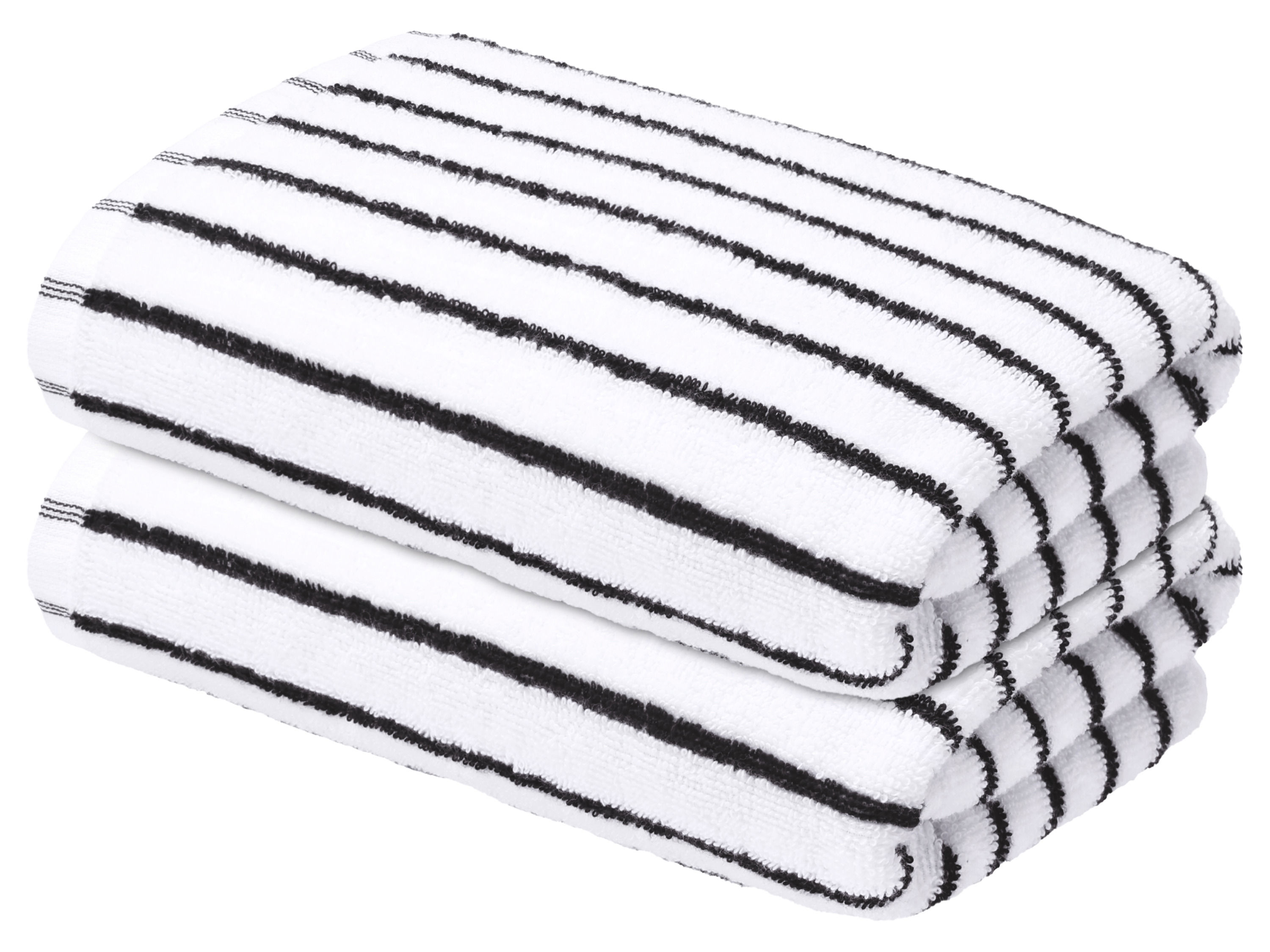 LIVARNO® Ręczniki frotte, 2 sztuki, 50 x 100 cm (biała)