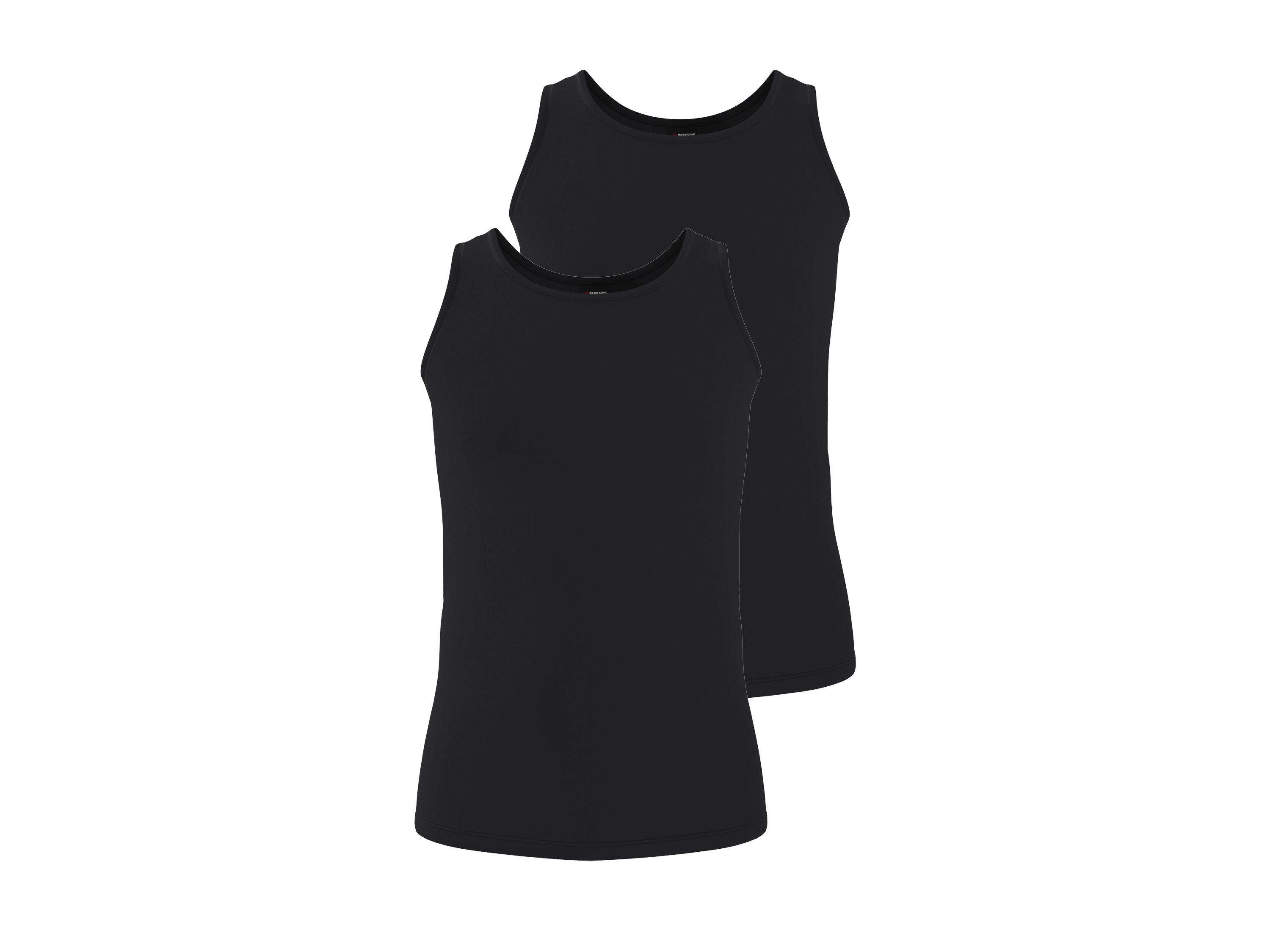 PARKSIDE® Koszulka bez rękawów męska, 2 sztuki (Czarny, 5/M)