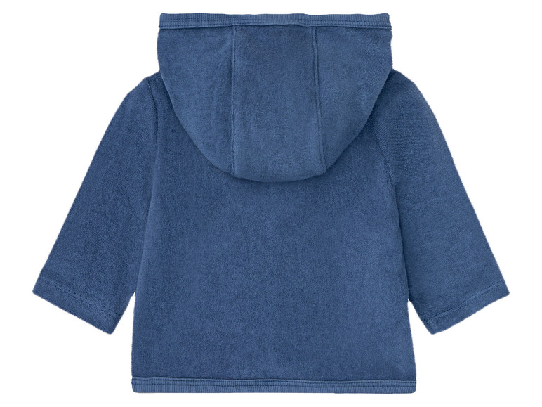 Pełny ekran: LUPILU® Bluza niemowlęca z biobawełny, zapinana, z kapturem - zdjęcie 8