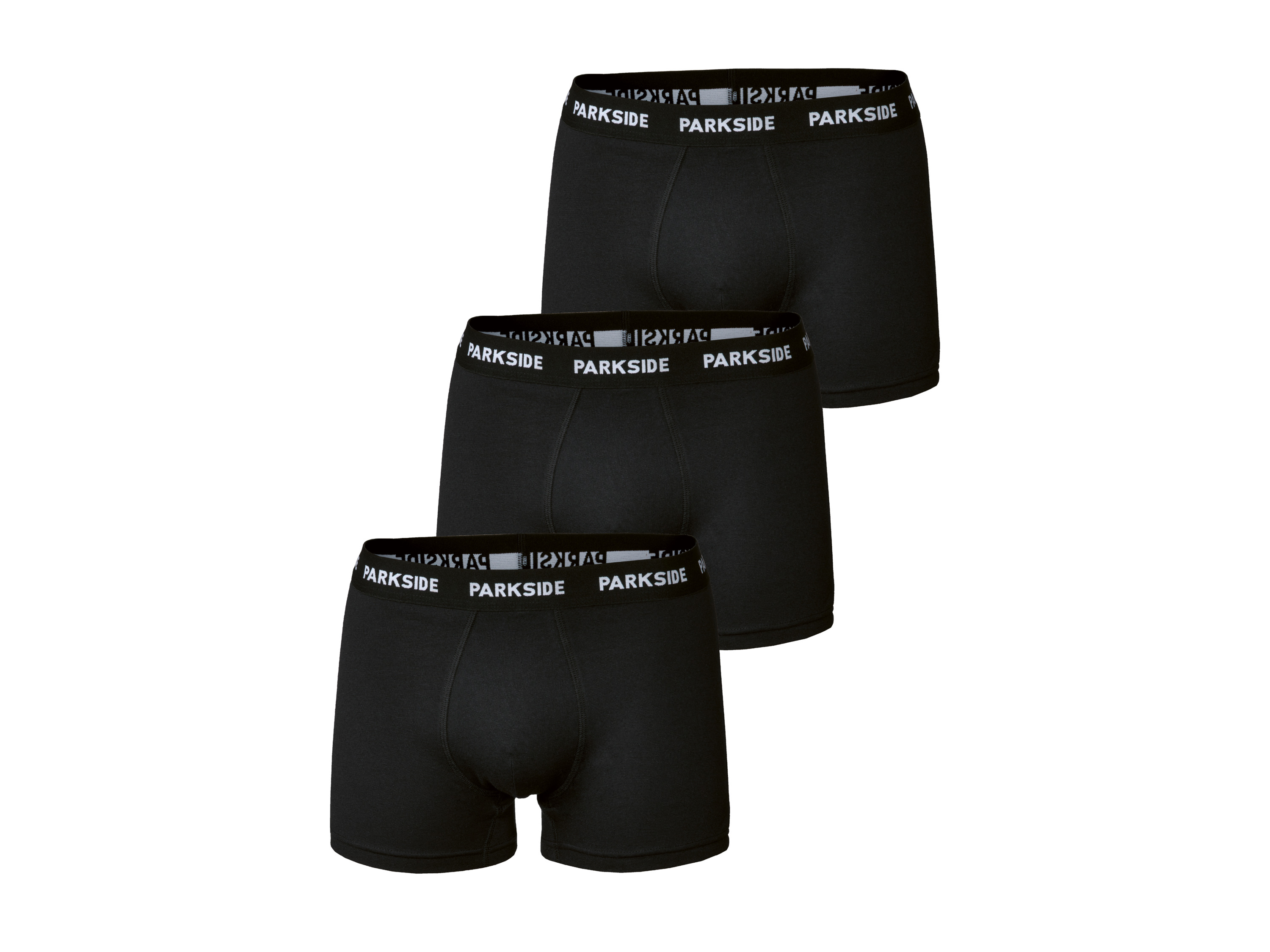 PARKSIDE® Bokserki męskie, 3 sztuki (Czarny, 7/XL)