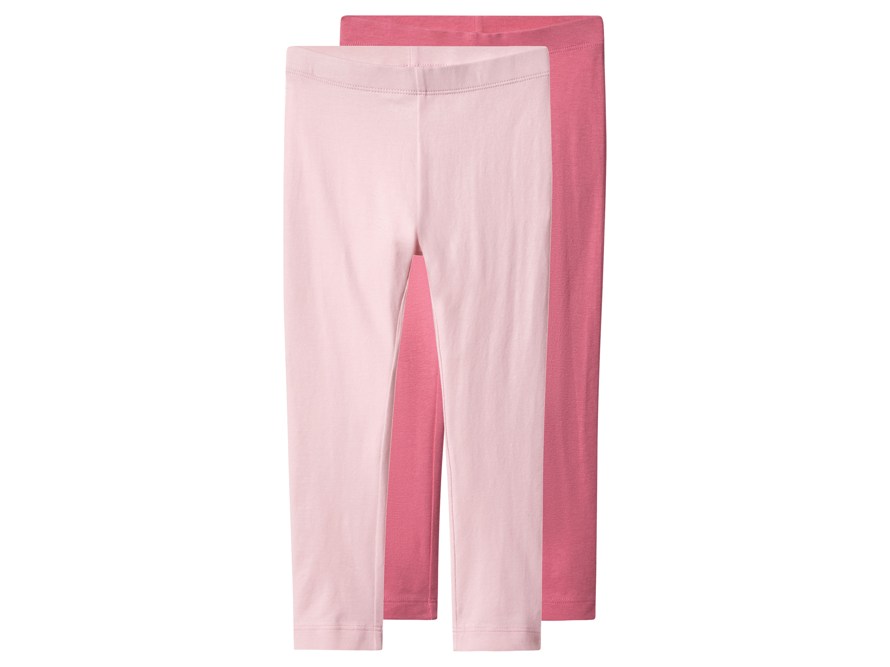 lupilu® Legginsy dziewczęce z bawełną, 2 pary (Różowy, 98/104)