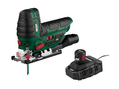 Zestaw Akumulatorowa wyrzynarka, 12 V z akumulatorem, 2,5 Ah i ładowarką, 6 A