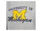 Szara bluza University of Michigan z żółtym logo 'M'.