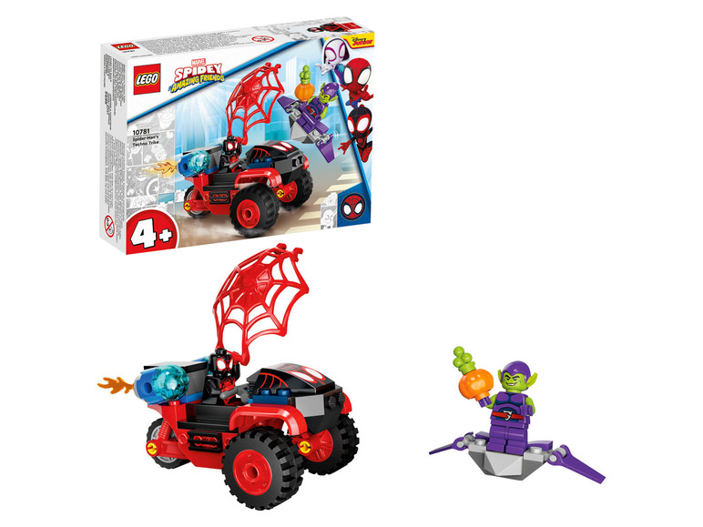 Pełny ekran: LEGO® Miles Morales: Technotrójkołowiec Spider-Mana 10781 - zdjęcie 4