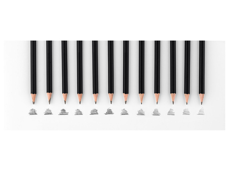 Pełny ekran: crelando Zestaw 12 ołówków w metalowym etui - zdjęcie 5