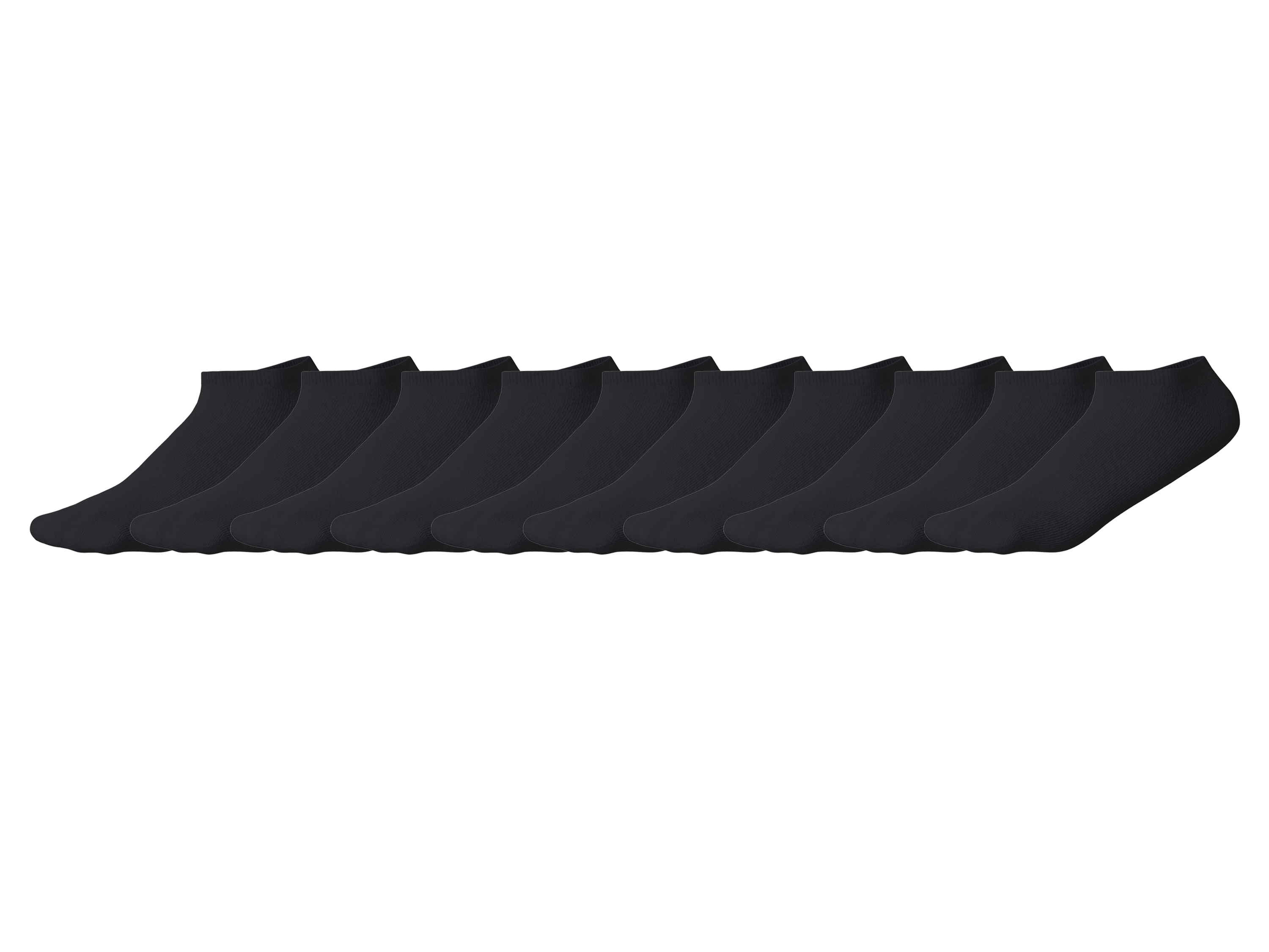ESMARA® Skarpetki stopki damskie, 10 par (Czarny, 35-38)