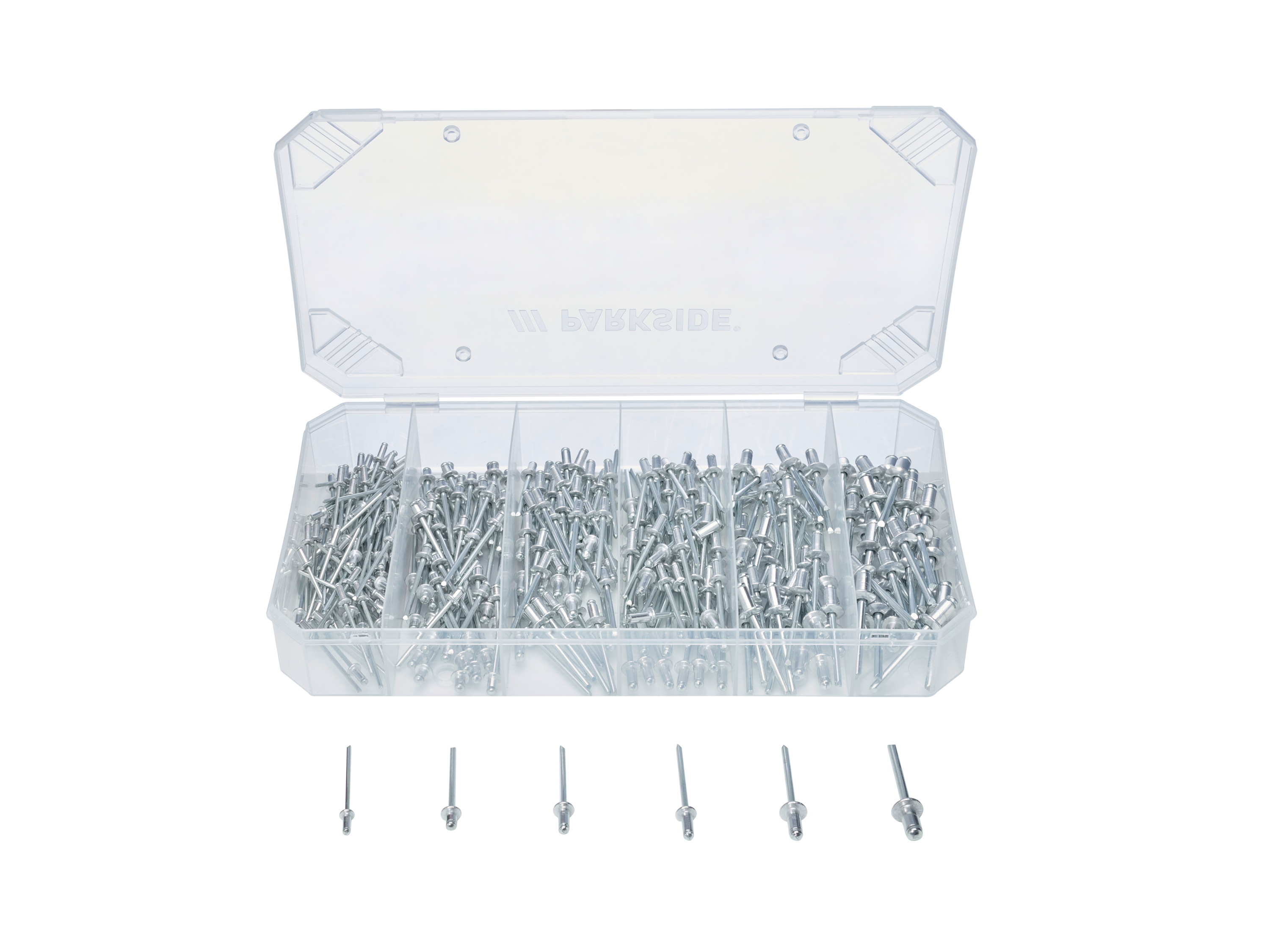 PARKSIDE® Akcesoria warsztatowe (Asortyment nitów zrywalnych. 320 szt.)