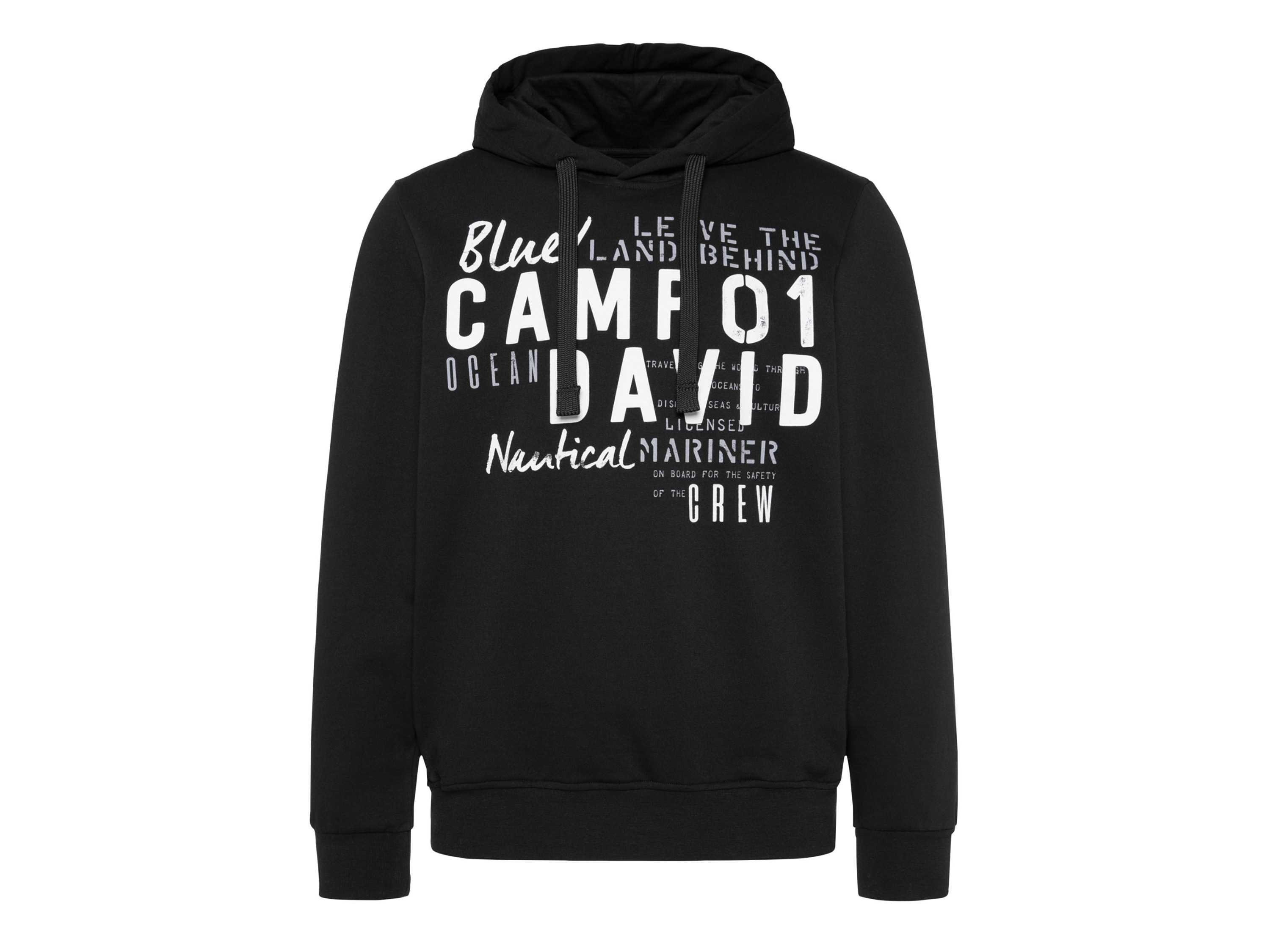 CAMP DAVID Bluza męska (Czarny, XL)