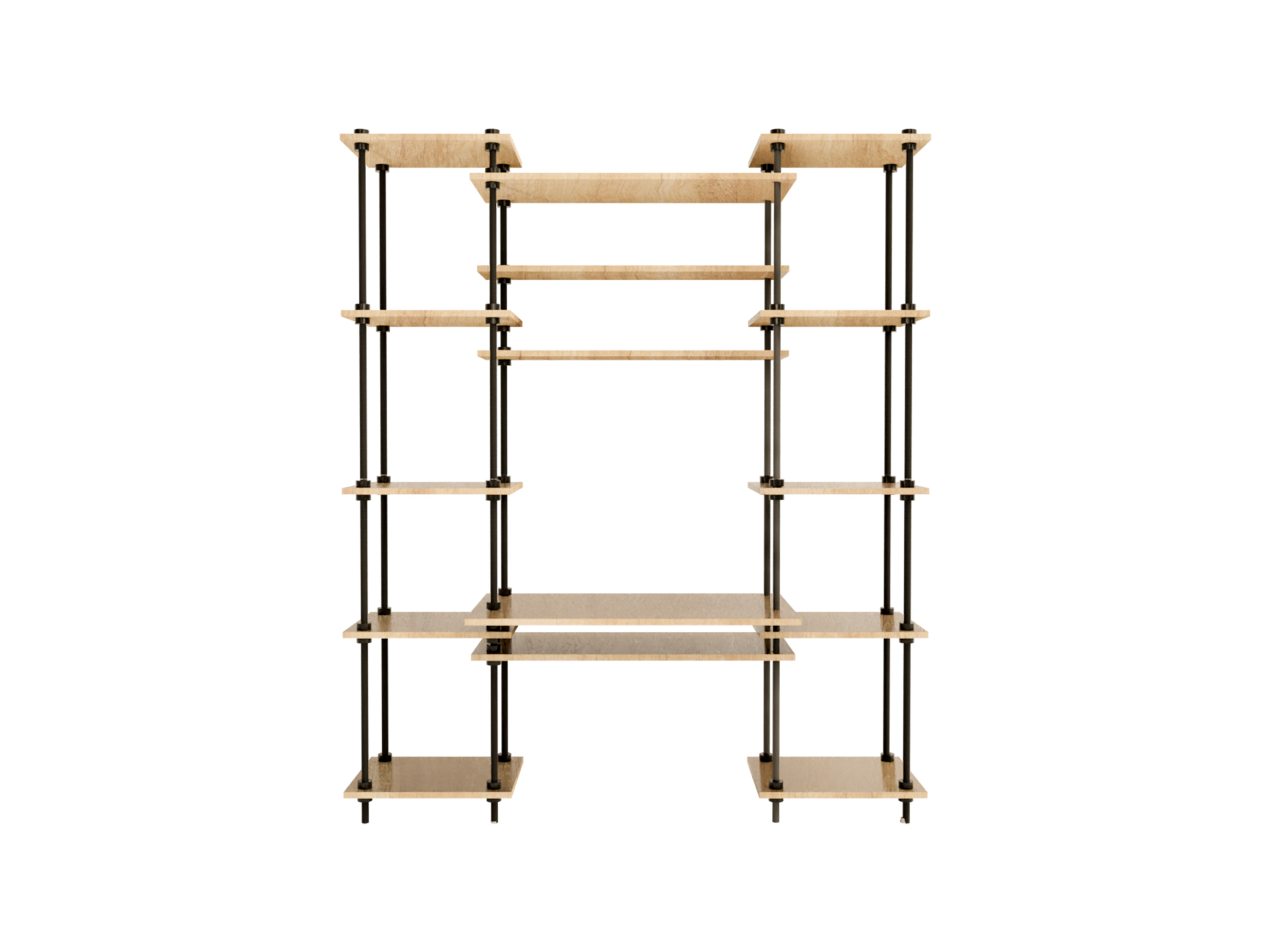 AR SHELVING Biurko z regałem DECO (185x151x35/52,5 cm)