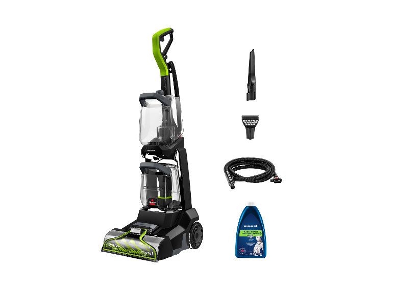 Odkurzacz piorący Bissell PowerWash Pet z akcesoriami.