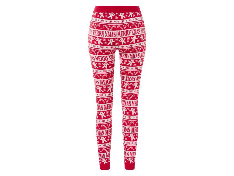 Legginsy damskie z motywem świątecznym