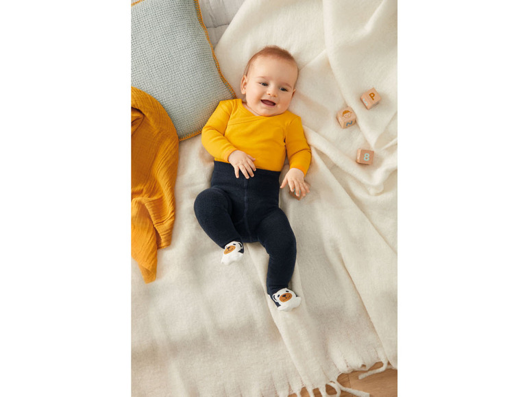 Pełny ekran: lupilu Rajstopy niemowlęce dla chłopca z bawełną organiczną - zdjęcie 4