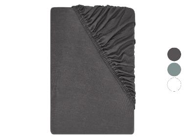 LIVARNO® Prześcieradło dżersejowe z gumką, 180-200 x 200 cm