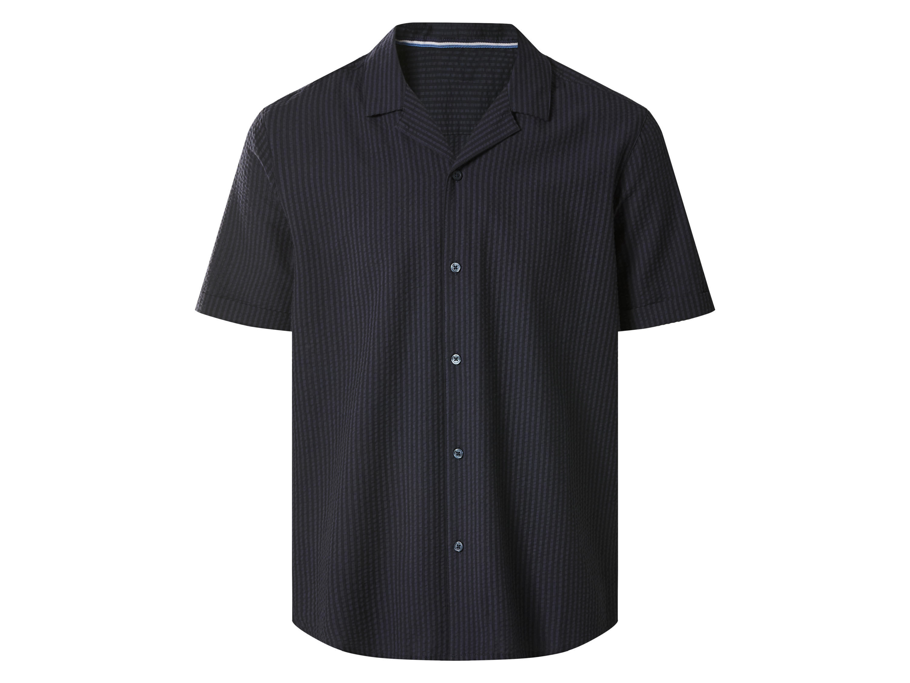 esmara Men Koszula seersucker męska z bawełny 