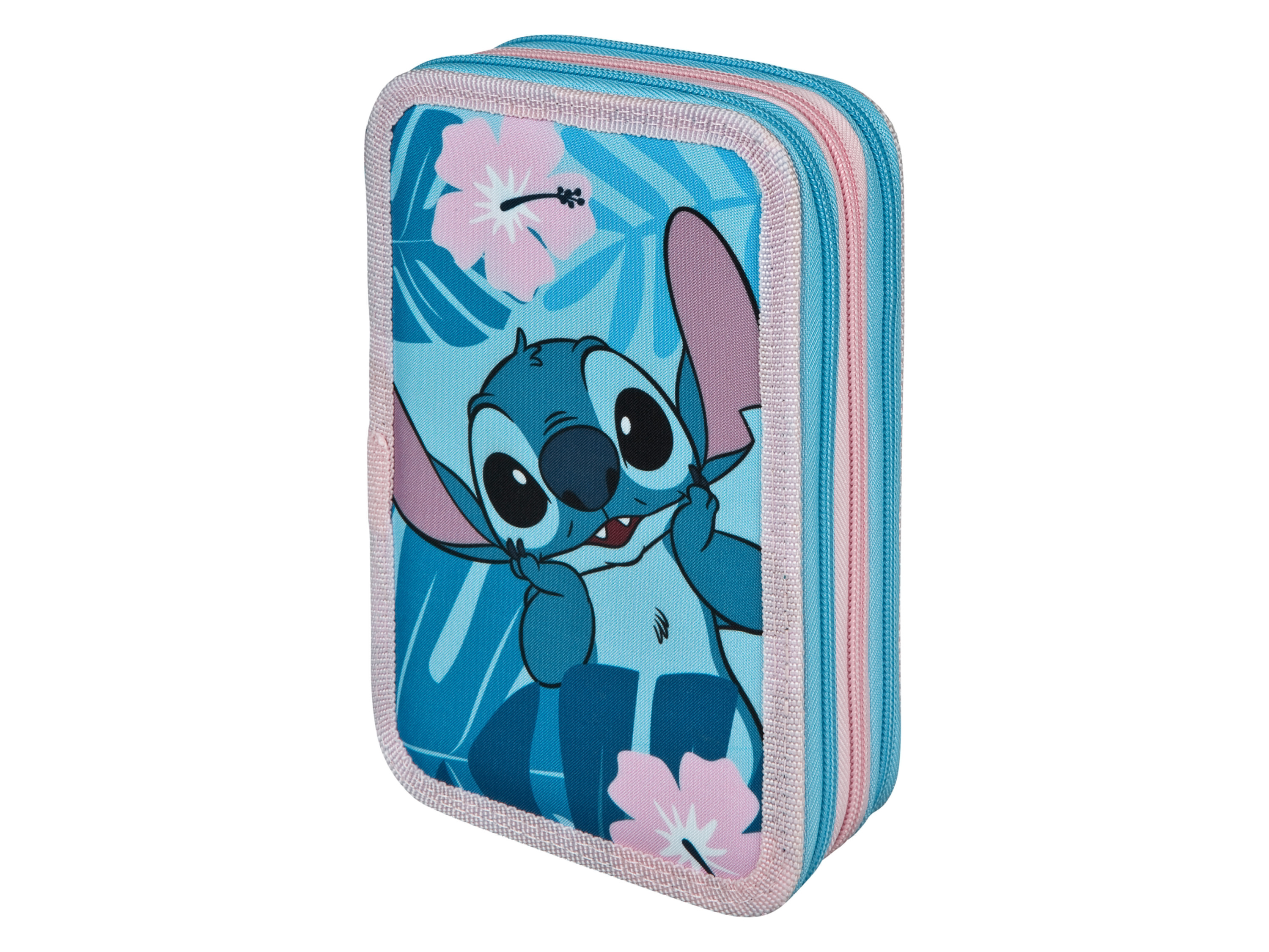 Undercover Piórnik szkolny potrójny z akcesoriami (Stitch)