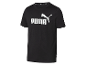 Czarny T-shirt Puma z białym logo.