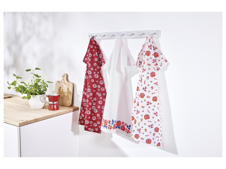 Pełny ekran: LIVARNO home Komplet 3 ręczników kuchennych, 50 x 70 cm - zdjęcie 7