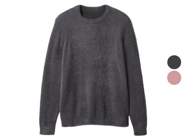 Sweter pluszowy damski