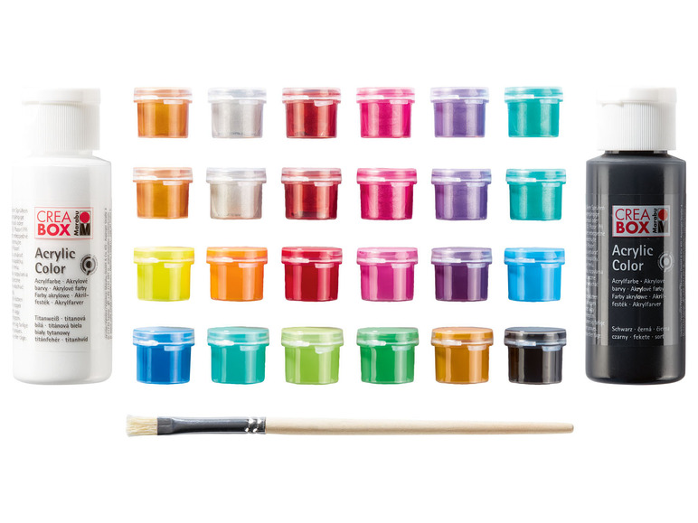 Pełny ekran: Marabu CREABOX Farbki akrylowe do malowania, 1 zestaw - zdjęcie 3