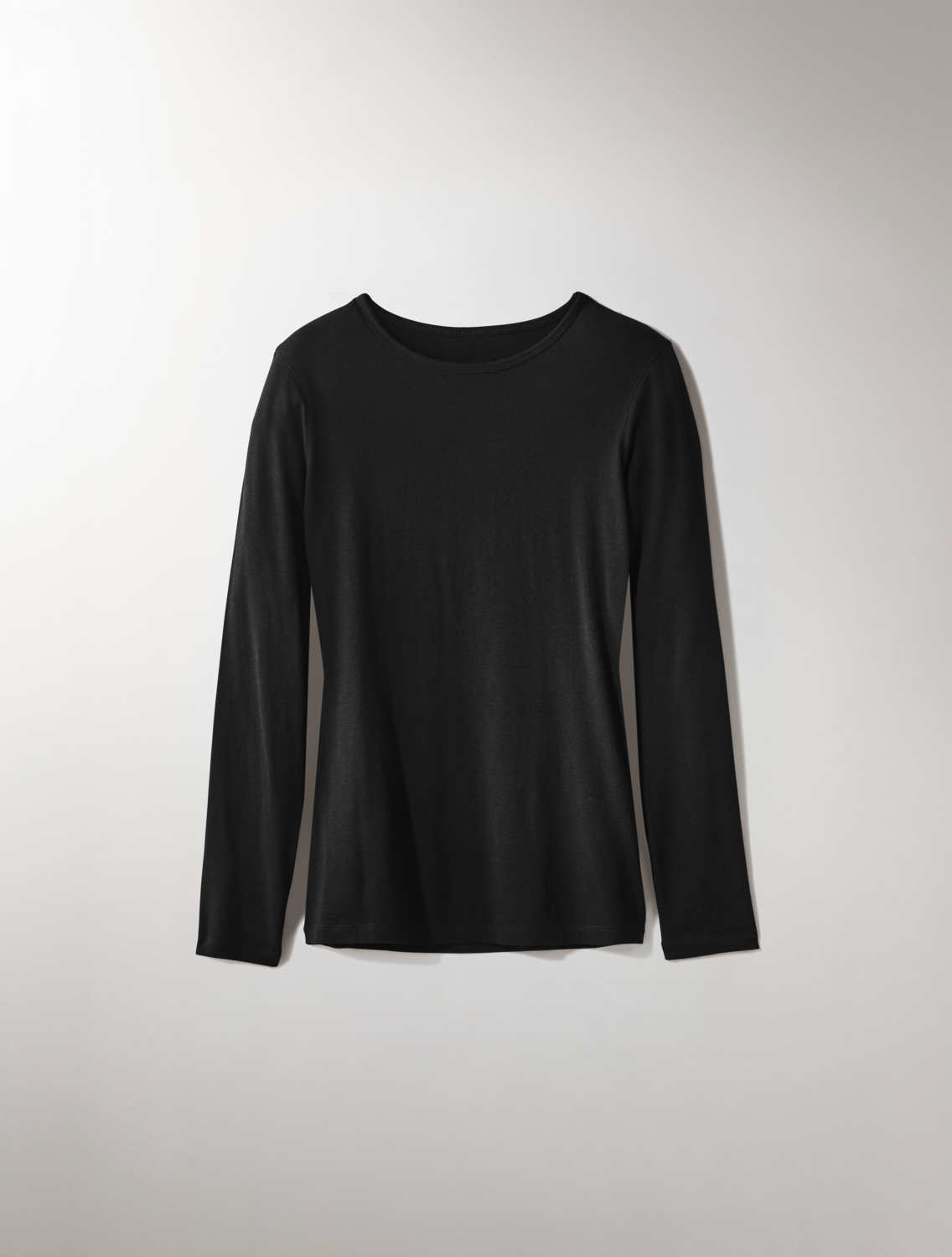 ESMARA® Damska koszulka termoaktywna z domieszką merino Premium (Czarny, L (44-46))