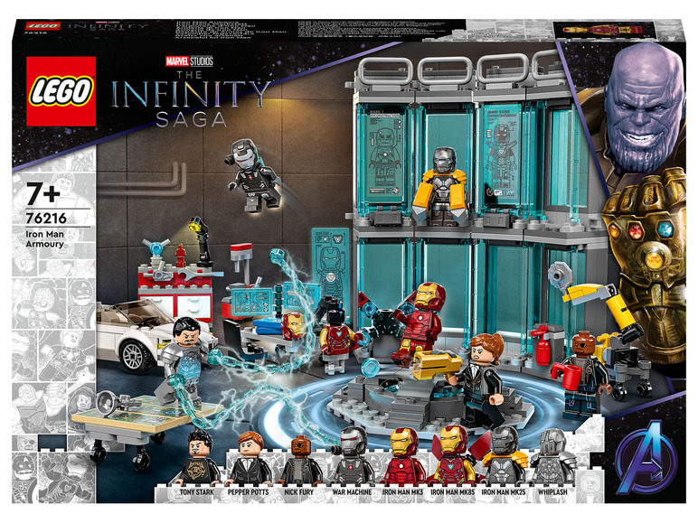 Pełny ekran: LEGO® Marvel Super Heroes 76216 Zbrojownia Iron Mana - zdjęcie 1