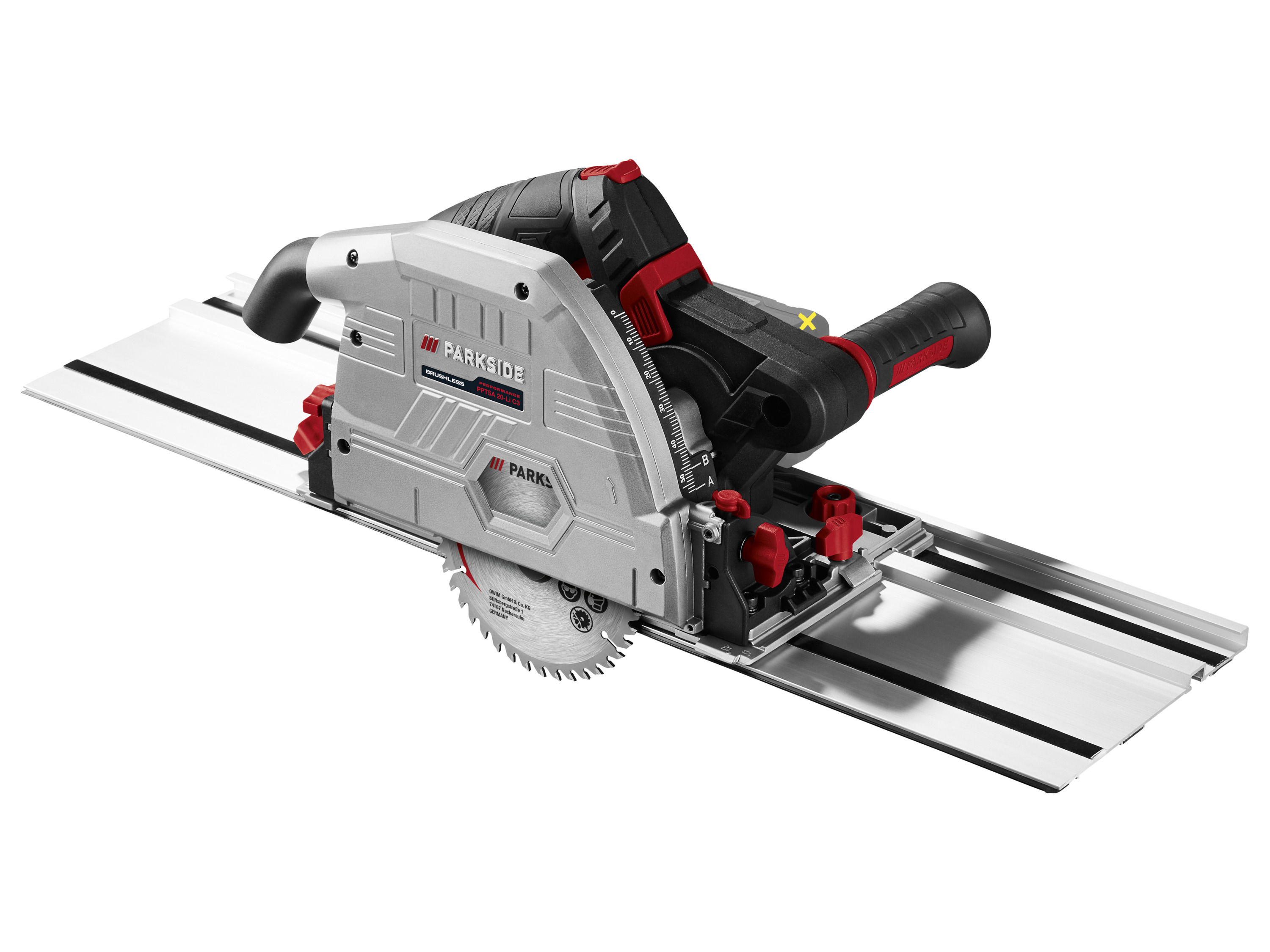 PARKSIDE PERFORMANCE® 20 V Akumulatorowa pilarka wgłębna »PPTSA 20-Li C3«, bez akumulatora i ładowarki