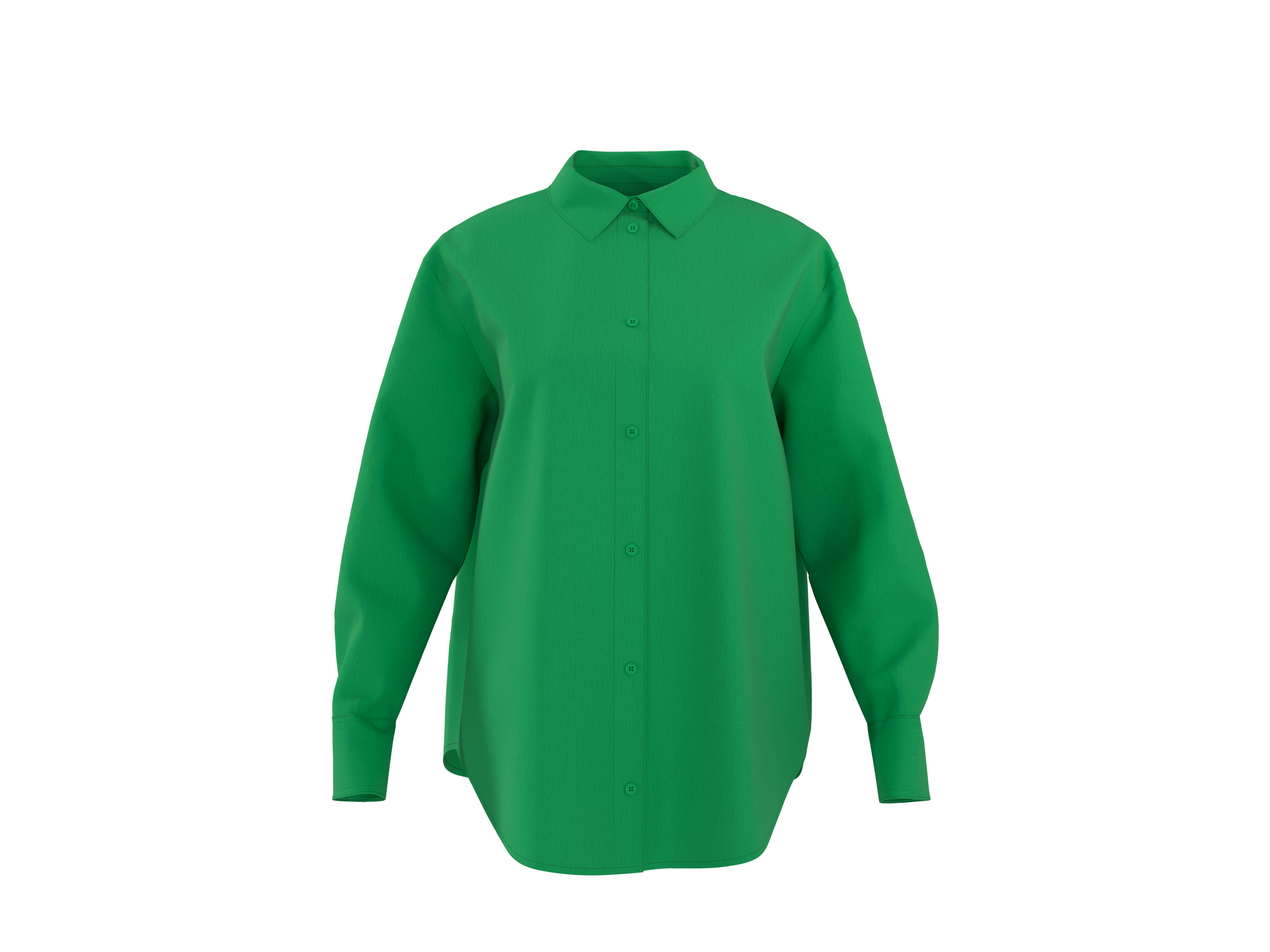 ESMARA® Koszula damska (zielony, L(44/46))