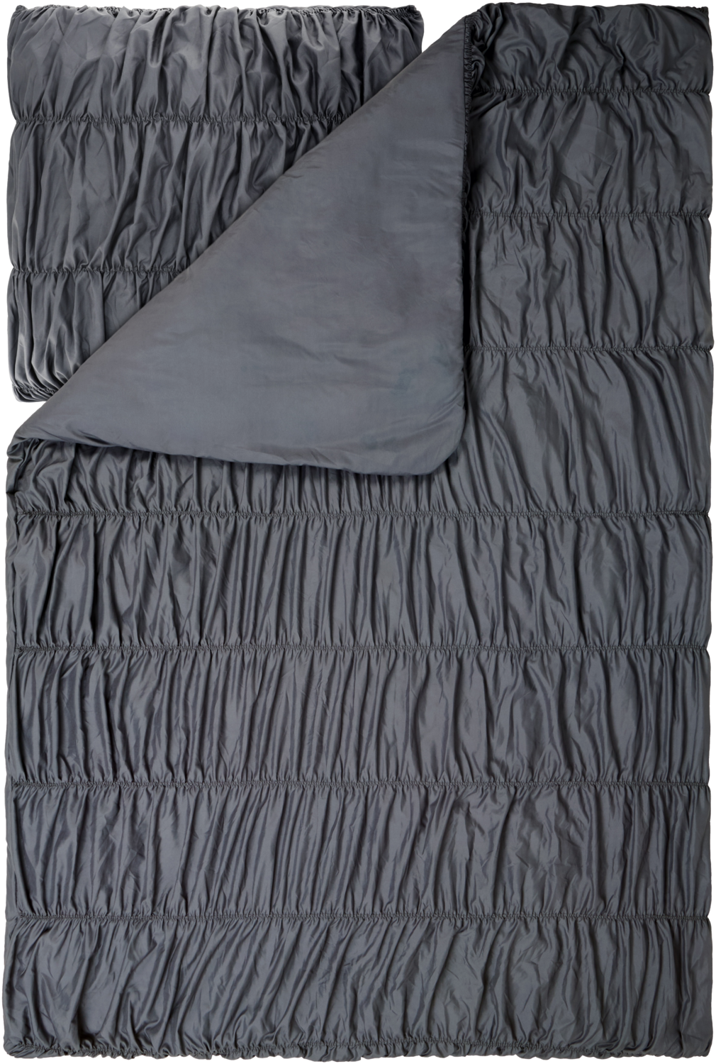 LIVARNO® Pościel z mikrofibry i satyny, 140 x 200 cm (Ciemnoszary)