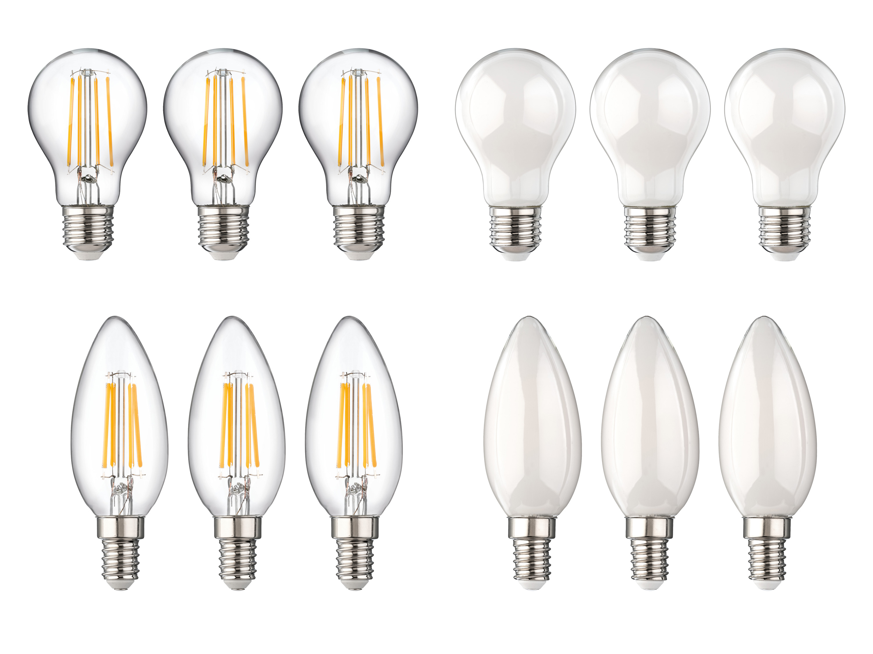 LIVARNO® Zestaw 3 sztuk żarówek filamentowych LED