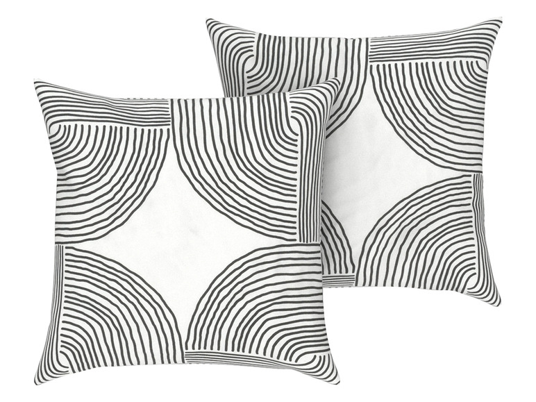 Pełny ekran: LIVARNO home Poszewki na poduszkę z mikrowłókna satynowego, 40 x 40 cm - zdjęcie 4