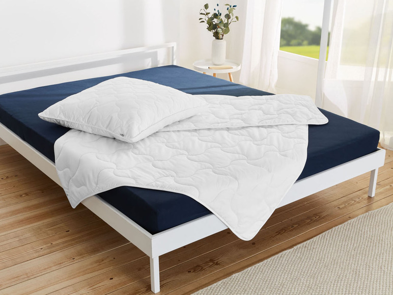 Pełny ekran: LIVARNO home Pikowana poduszka na lato TopCool®, 70 x 80 cm - zdjęcie 4
