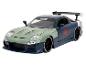 Niebieska Mazda RX-7 z spoilerem w stylu anime Naruto.