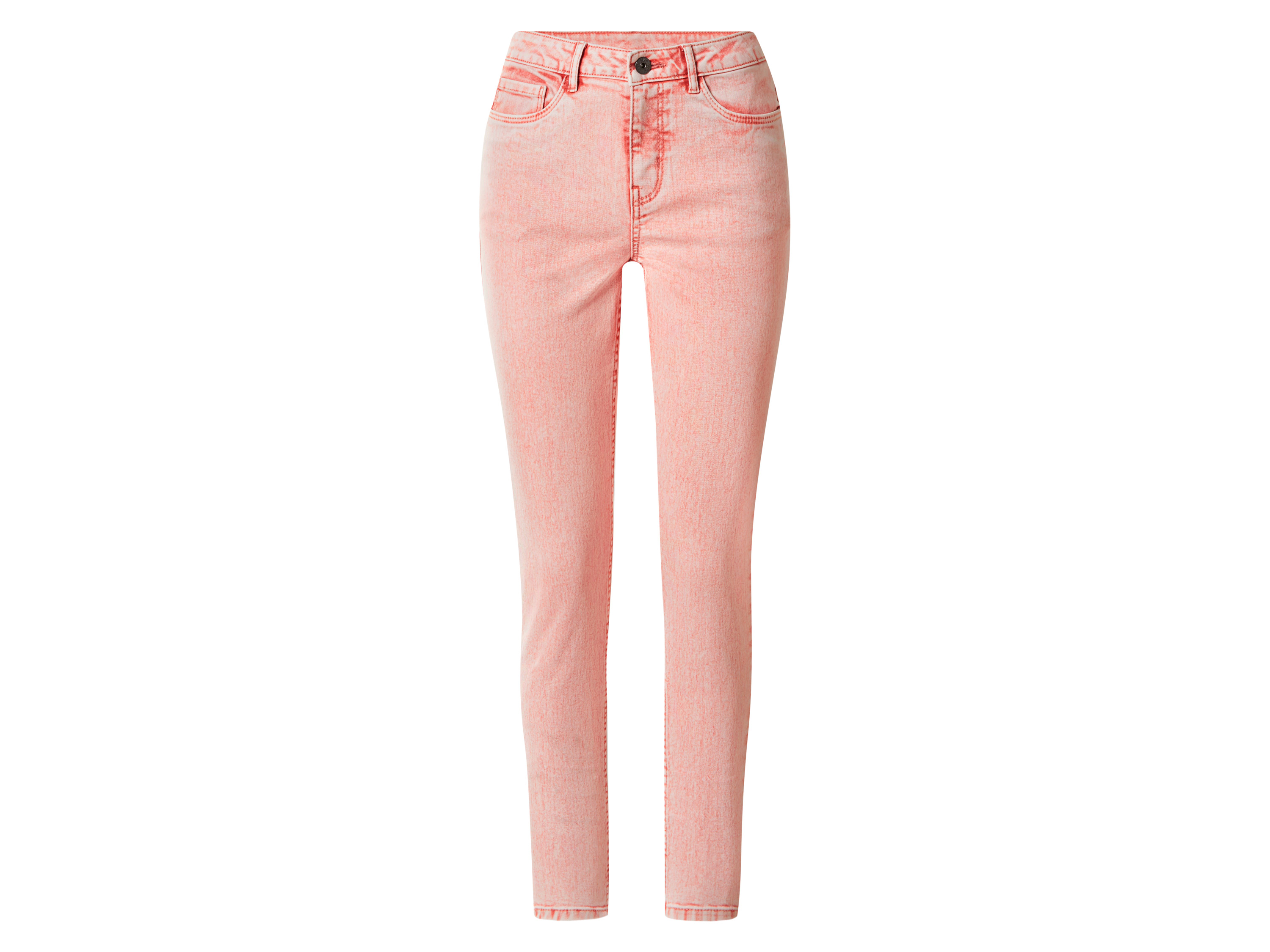 esmara® Jeansy skinny fit damskie (Różowy, 36)
