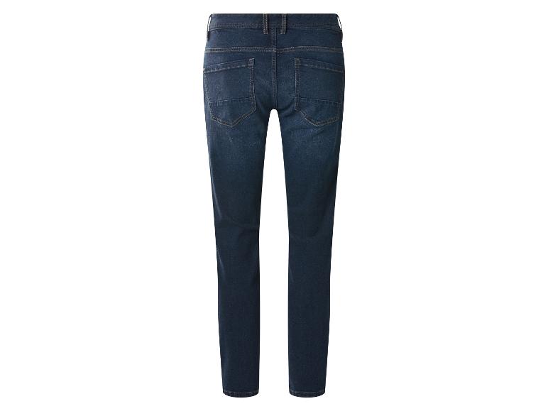 Jeansy slim fit męskie z bawełną