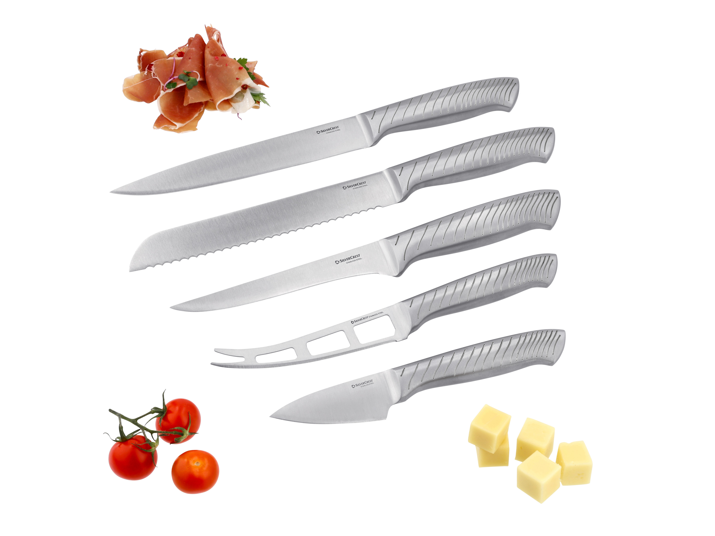 SILVERCREST® Zestaw noży ze stali nierdzewnej