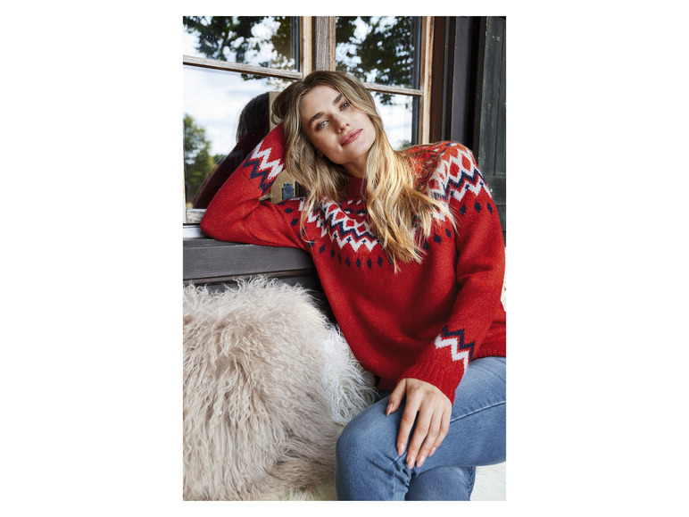 Pełny ekran: esmara® Sweter damski w stylu norweskim - zdjęcie 12