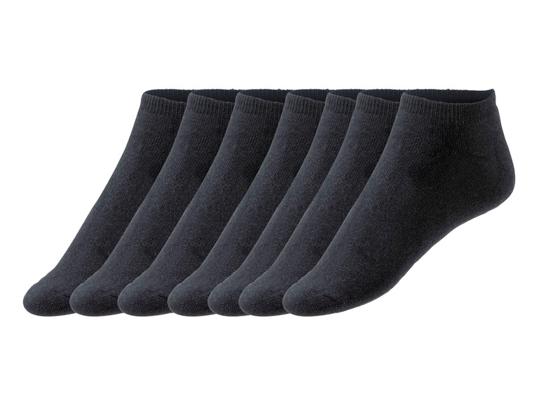 Pełny ekran: LIVERGY® Skarpetki stopki termiczne męskie z bawełną organiczną, 7 par - zdjęcie 6