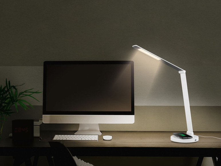 Pełny ekran: LIVARNO home Lampka stołowa LED z ładowarką indukcyjną, 6,2 W - zdjęcie 8