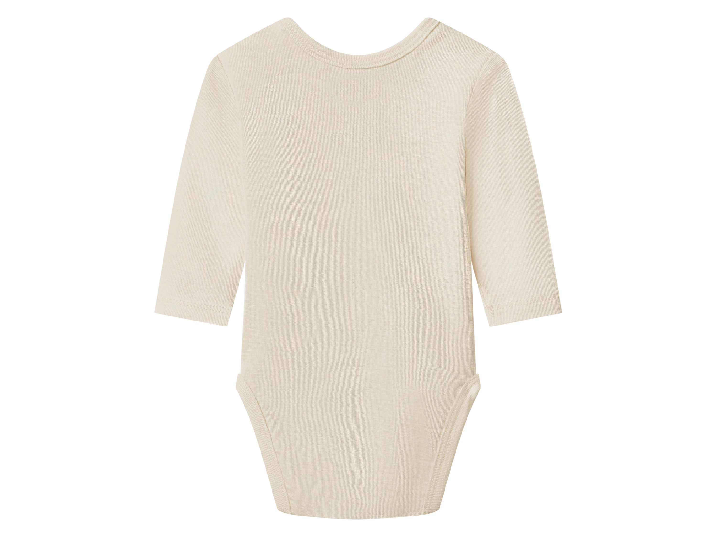 lupilu® Body niemowlęce z wełny merino i jedwabiu (Beżowy, 62/68)