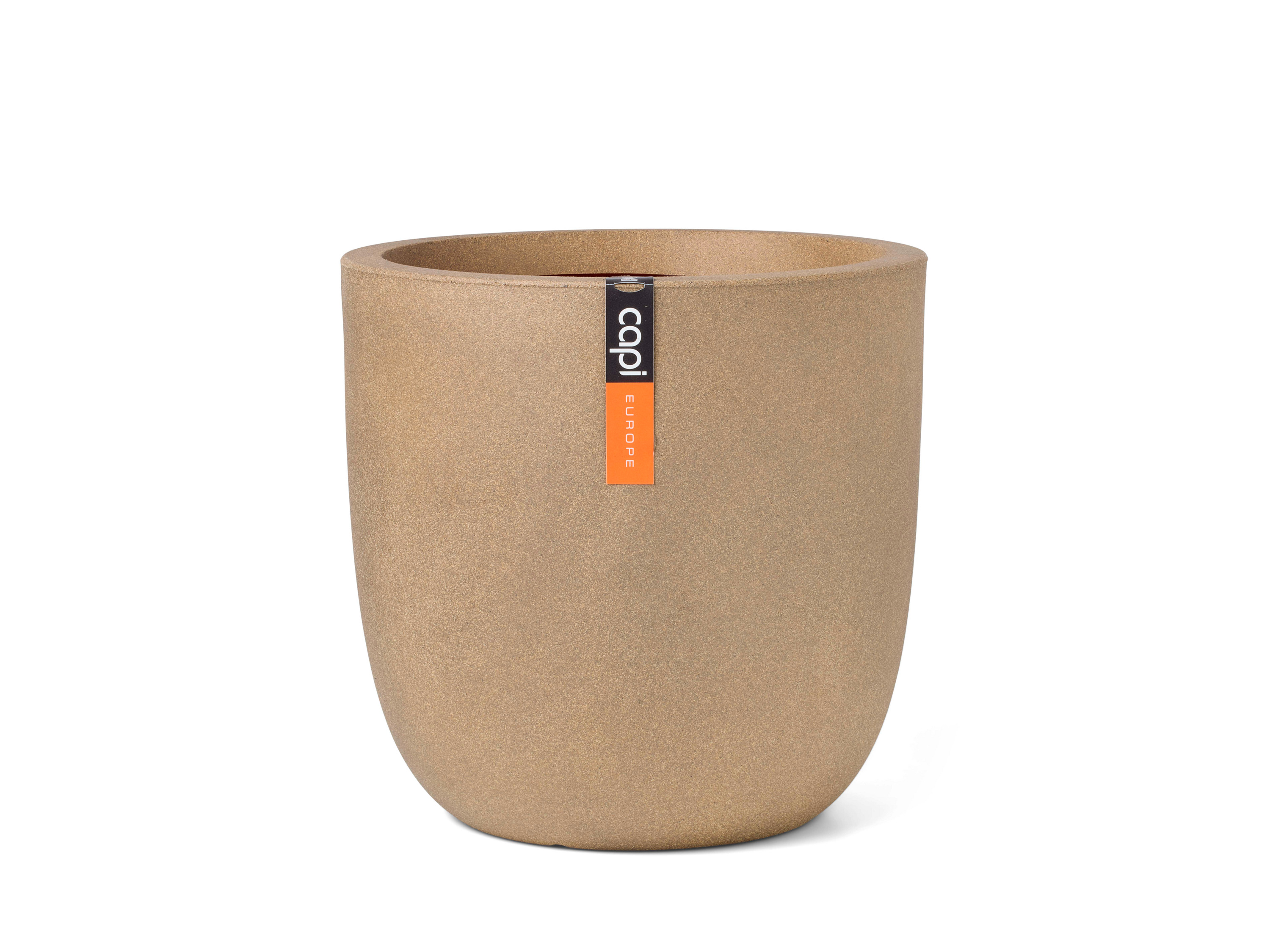 CAPI EUROPE Doniczka »Smooth«, kulista. (35 × 34 cm, Beżowy)