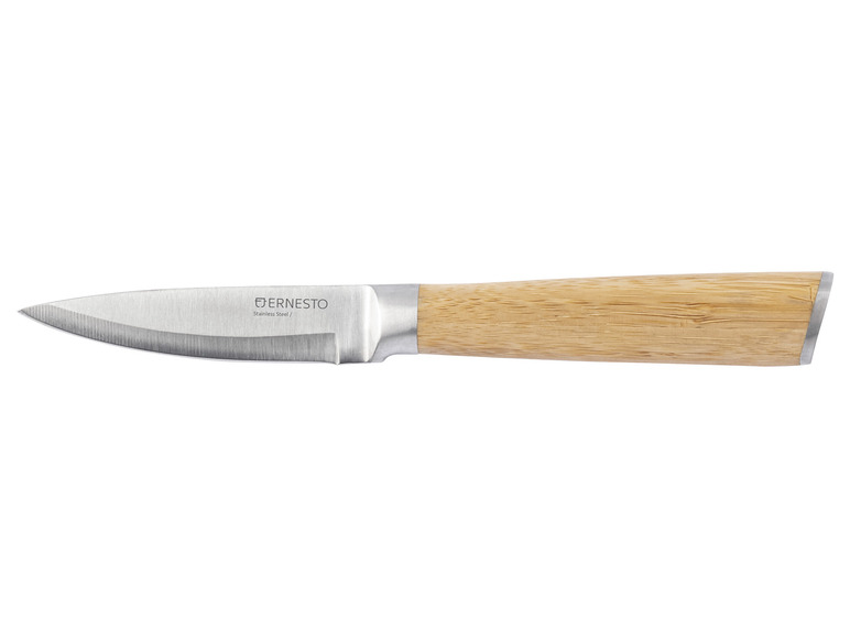 Pełny ekran: ERNESTO® Nóż, uchwyt bambusowy lub ze stali nierdzewnej - zdjęcie 6