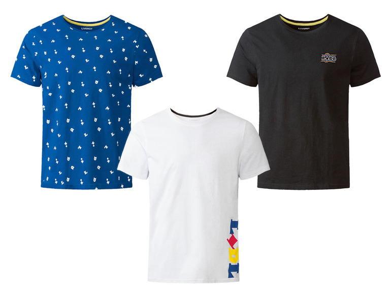 Pełny ekran: LIVERGY® T-shirt męski bawełniany z kolekcji Lidl - zdjęcie 1