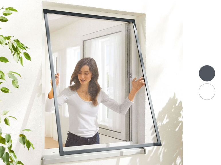 Pełny ekran: LIVARNO home Moskitiera okienna, 130 x 150 cm - zdjęcie 1