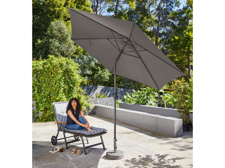 Pełny ekran: LIVARNO home Parasol ogrodowy przeciwsłoneczy, Ø 294 cm, antracyt - zdjęcie 13