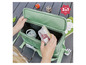 Zielony lunchbox z pojemnikiem Bababulle i kubkiem.