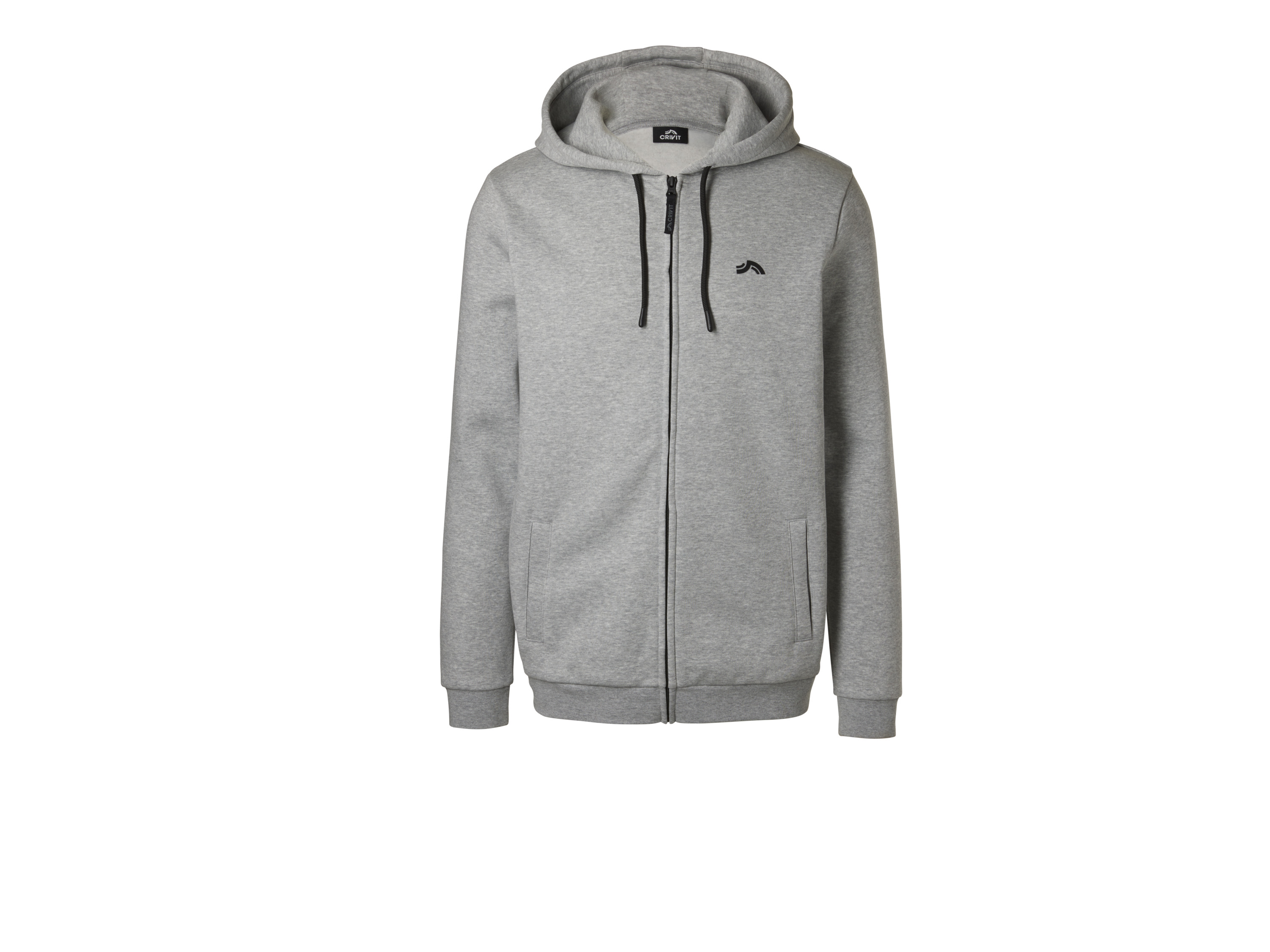 CRIVIT Bluza rozpinana męska (Szary, XL (56/58))