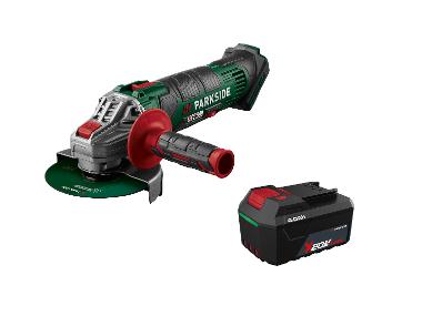 PARKSIDE® Zestaw Akumulatorowa szlifierka kątowa 20 V z akumulatorem litowo-jonowym, 4 Ah