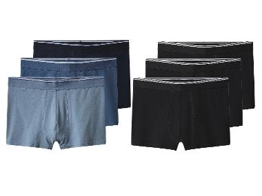 esmara Men Bokserki męskie z bawełną, 3 pary