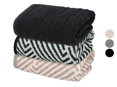 LIVARNO® Ręczniki frotte, 2 sztuki, 50 x 100 cm